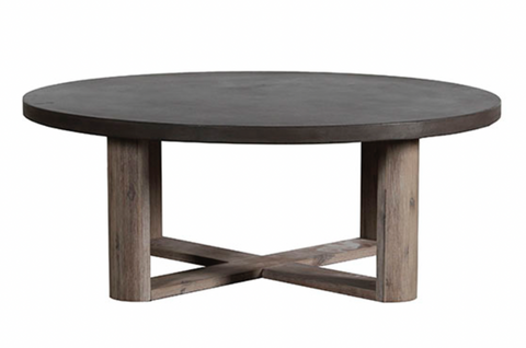 39x39 Concrete Top Coffee Table